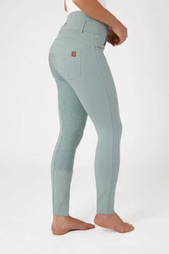 Horze Tara Damen Reithose mit Silikonvollbesatz und hohem Bund*Damen Reithose Für Damen Mit Vollbesatz