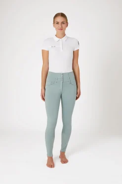 Horze Tara Damen Reithose mit Silikonvollbesatz und hohem Bund*Damen Reithose Für Damen Mit Vollbesatz
