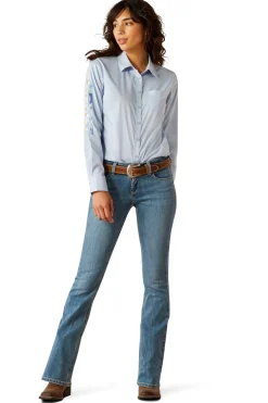 Ariat Team Kirby Damen Langarm Stretch Shirt*Damen Shirts & Polos Für Damen