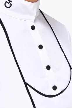 Cavalleria Toscana Tech Jersey Piqué Damen-Langarm-Turniershirt*Damen Shirts & Polos Für Damen