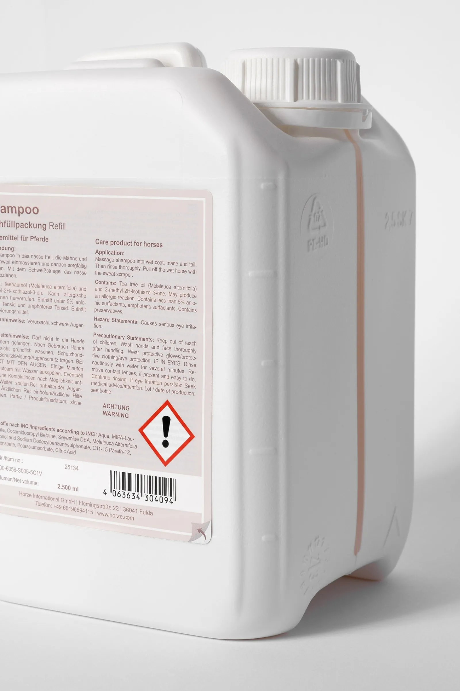 Horze Teebaumöl Shampoo Refill, 2.5l* Haar- & Mähnen- & Schweifpflege