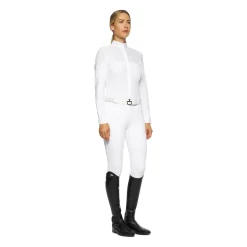 Cavalleria Toscana Textured Jersey Damen Funktions Turniershirt*Damen Shirts & Polos Für Damen