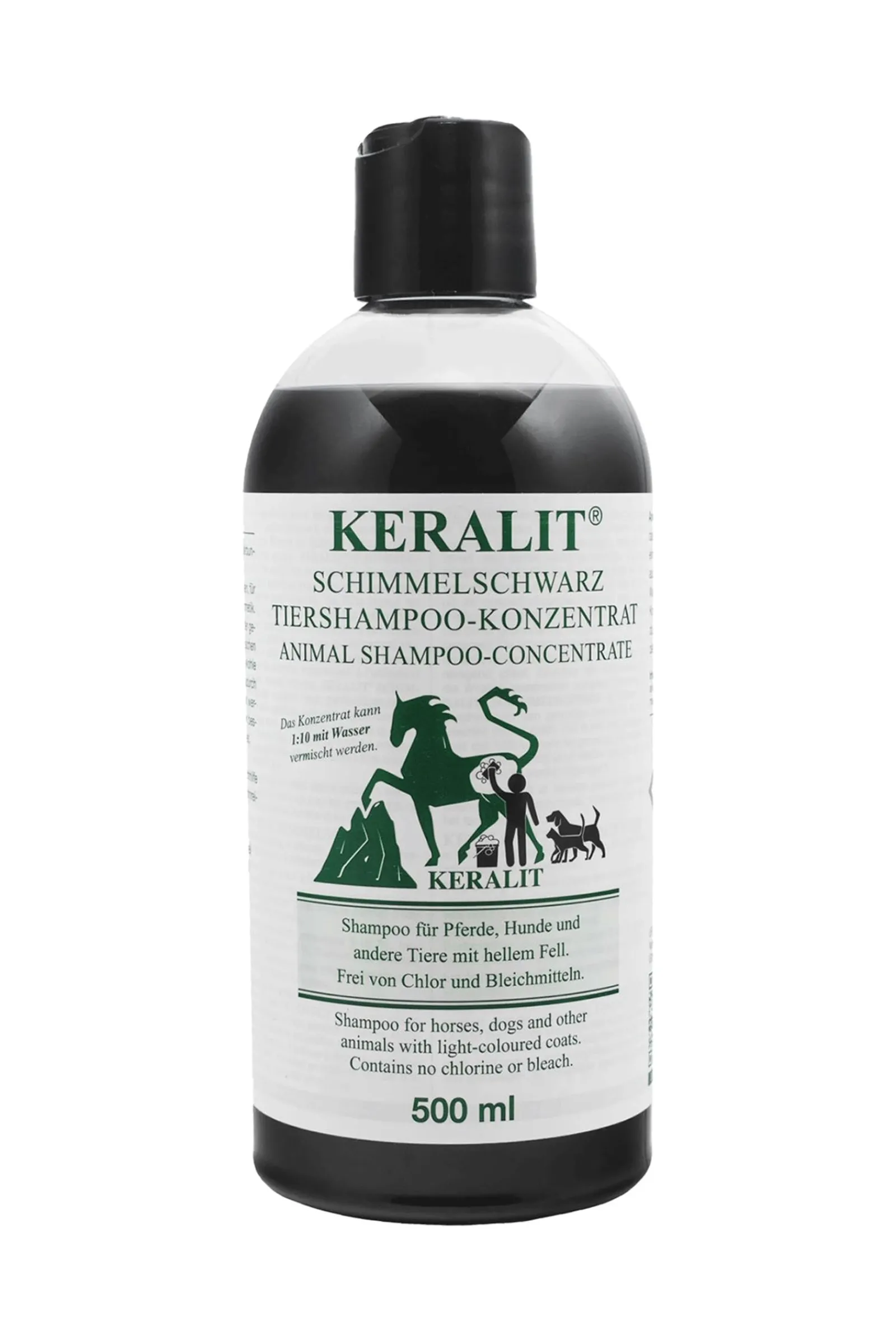Keralit Tiershampoo-Konzentrat für weißes und graues Fell, 500 ml* Haar- & Mähnen- & Schweifpflege