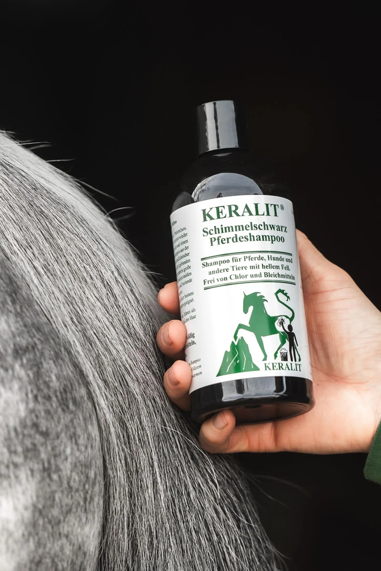 Keralit Tiershampoo-Konzentrat für weißes und graues Fell, 500 ml* Haar- & Mähnen- & Schweifpflege