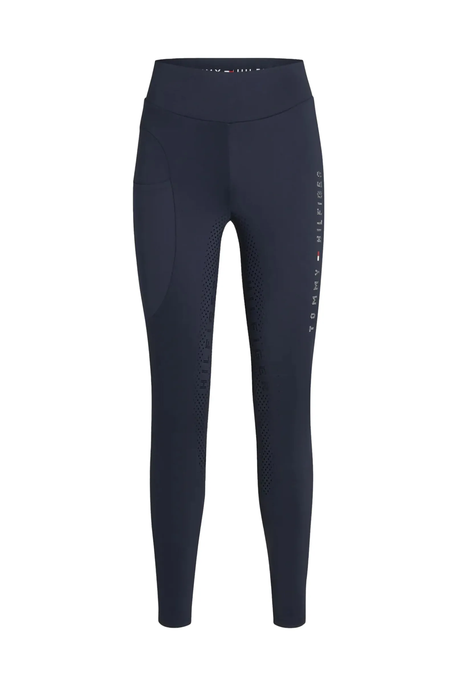 Tommy Hilfiger Equestrian Tommy Hilfiger Capsule Collection Elmira Ganzjahres-Vollbesatzreitleggings mit Strass*Damen Reitleggings Für Damen