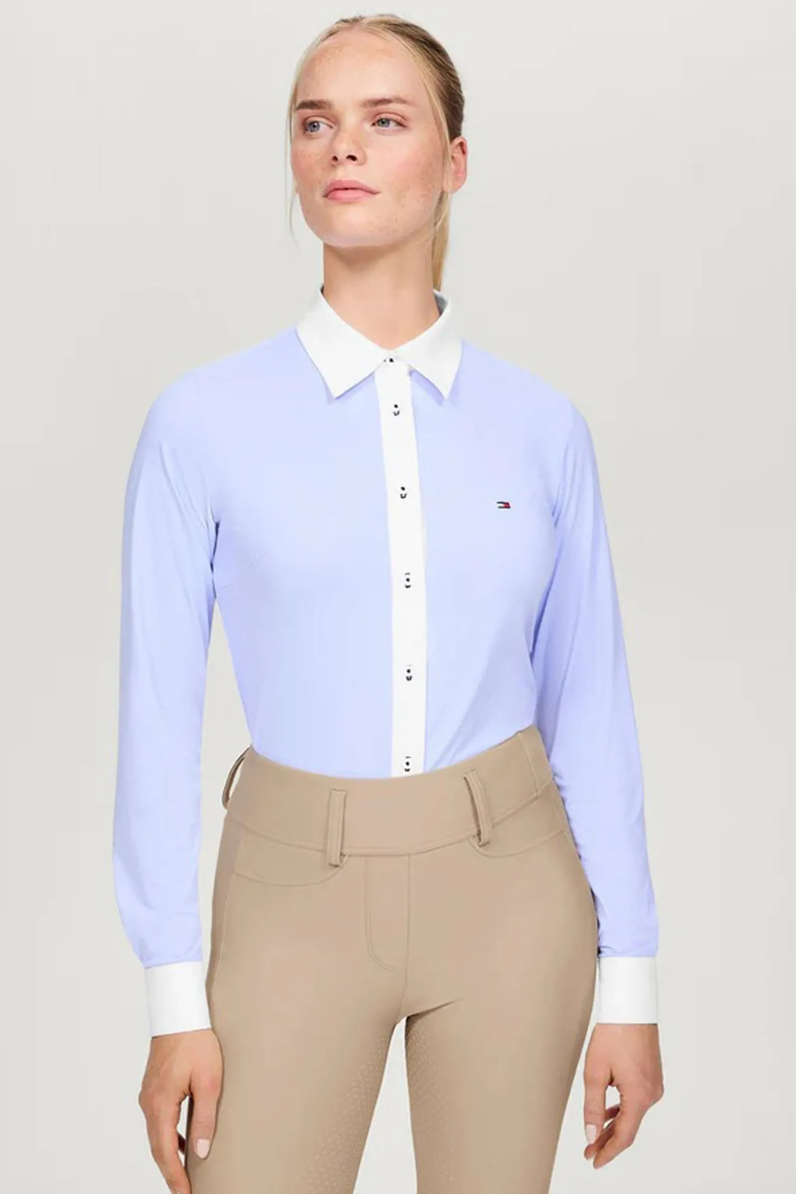 Tommy Hilfiger Equestrian Tommy Hilfiger Essex Damen Stretch-Oxford-Hemd*Damen Shirts & Polos Für Damen
