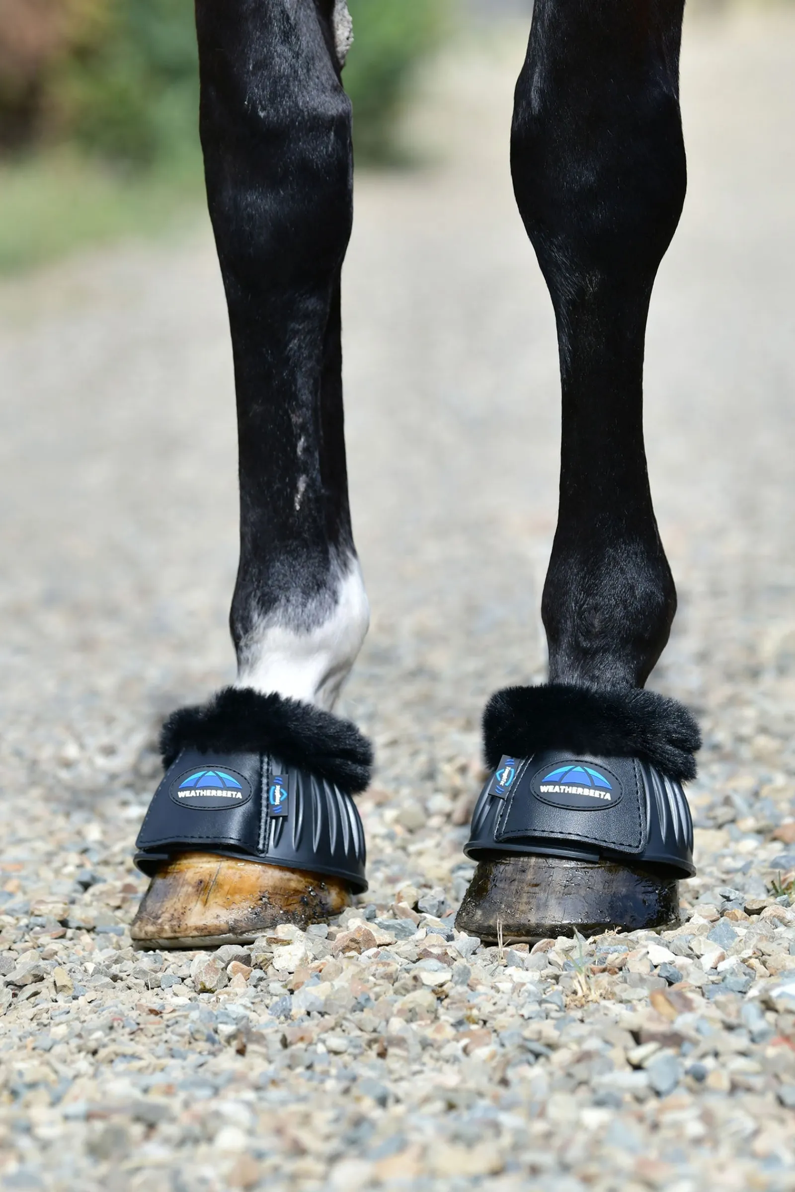 Weatherbeeta Tough-Tec Prime Gummihufglocken mit Fleece-Umrandung* Over Reach Boots