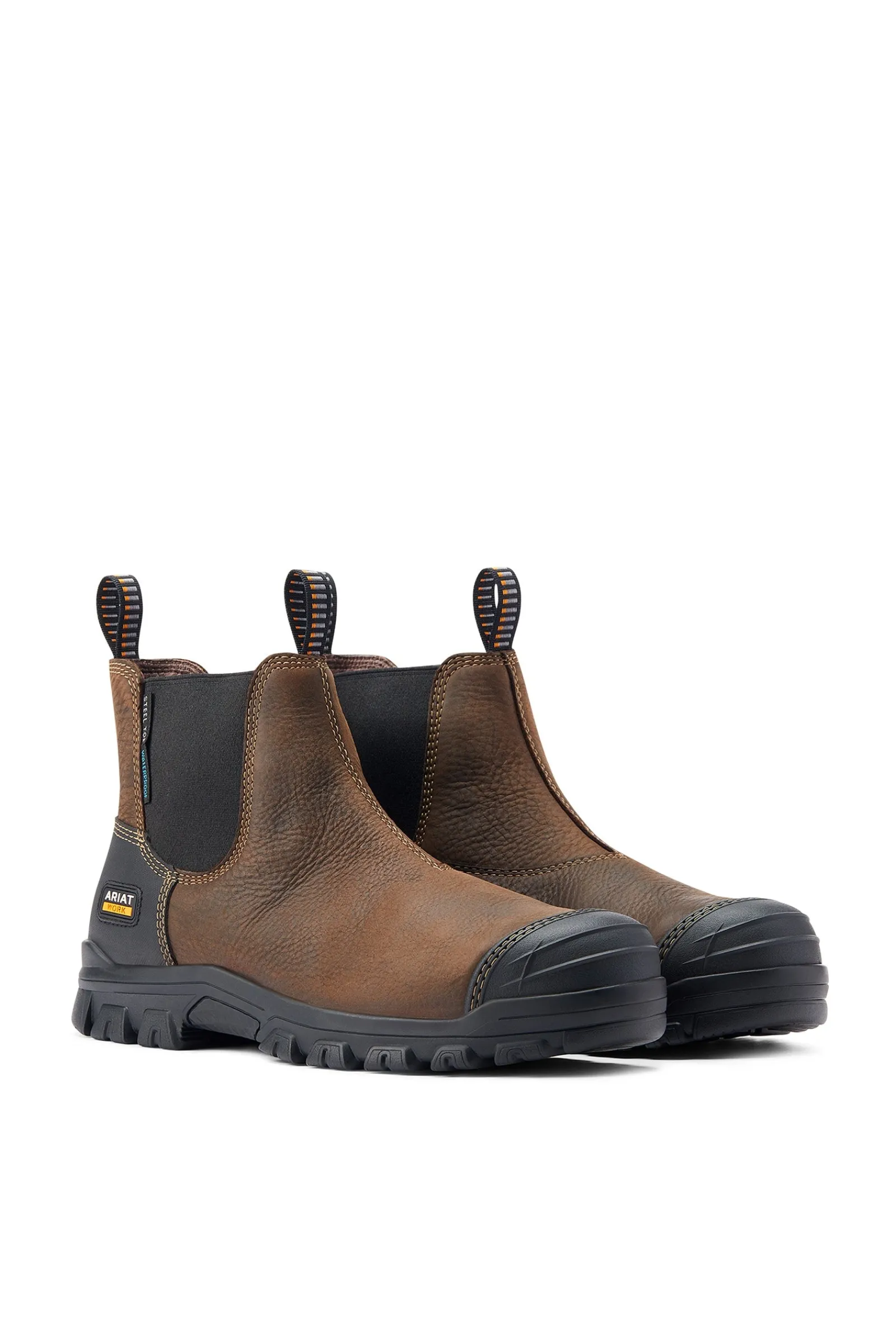 Ariat Treadfast Chelsea wasserdichte Herrenstiefeletten mit Stahlkappe*Herren Reitstiefel Für Herren