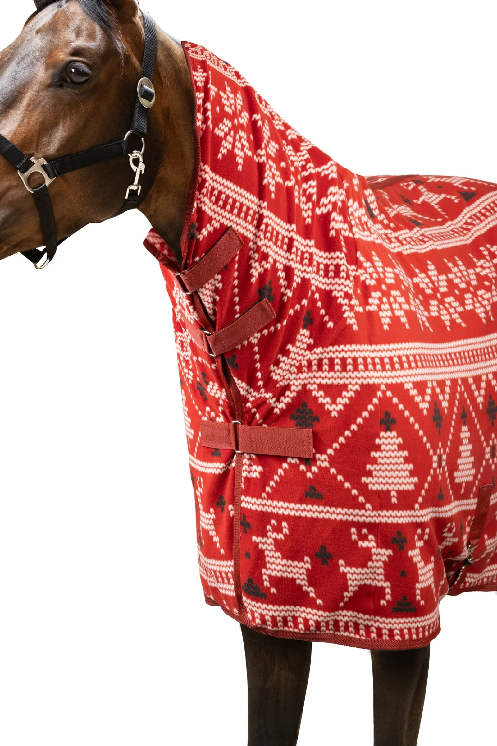 Horze Weihnachts-Pullover für Pferde* Abschwitzdecken