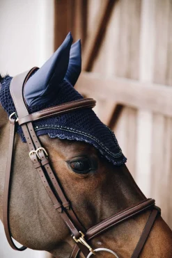 Kentucky Horsewear Wellington Stone & Pearl Fliegenhaube Soundless* Ohrenhauben|Ohrenhauben