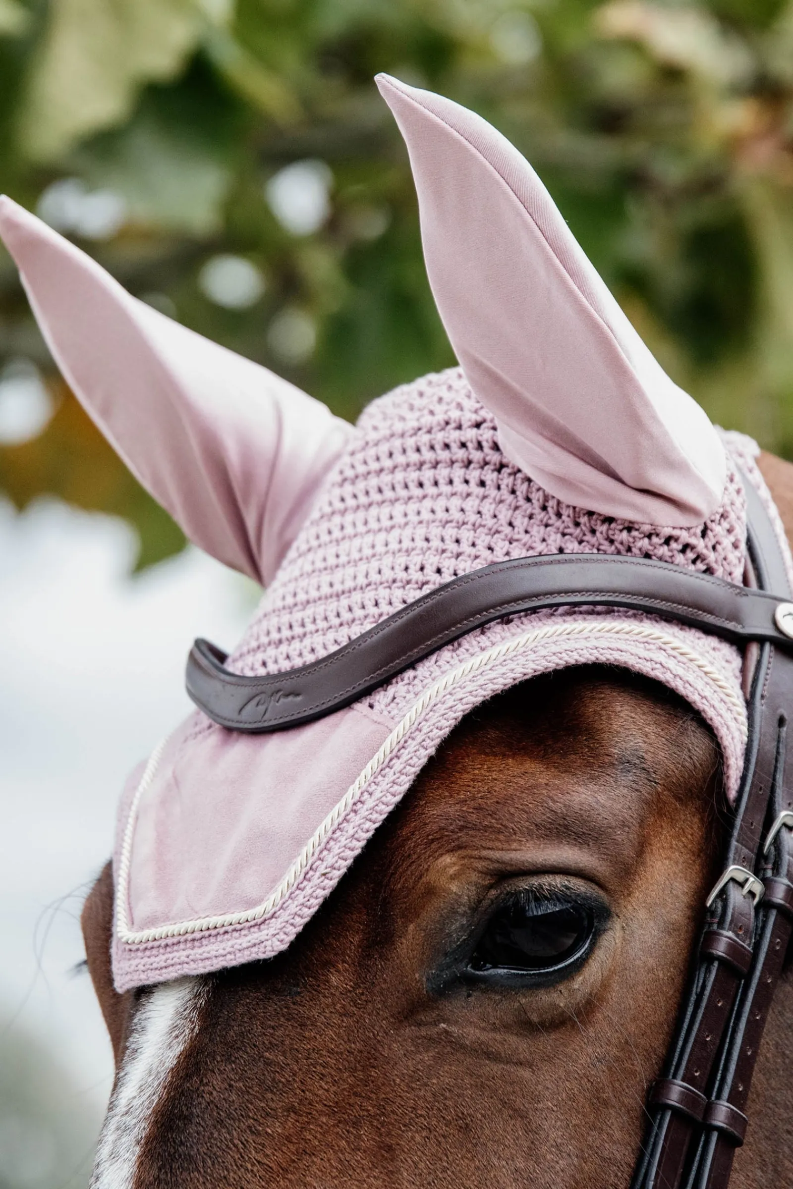 Kentucky Horsewear Wellington Velvet Fliegenhaube* Ohrenhauben|Ohrenhauben