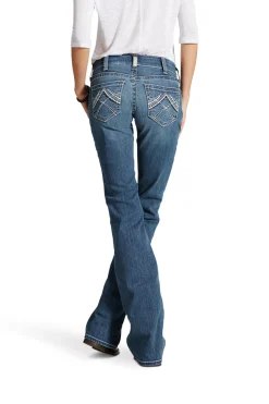 Ariat Whipstitch R.E.A.L. Damen Bootcut Stretch Jeans mit mittelhohem Bund*Damen Jodhpurreithose Für Damen