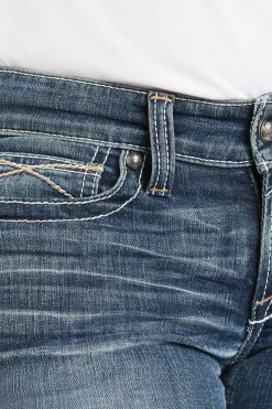 Ariat Whipstitch R.E.A.L. Damen Bootcut Stretch Jeans mit mittelhohem Bund*Damen Jodhpurreithose Für Damen