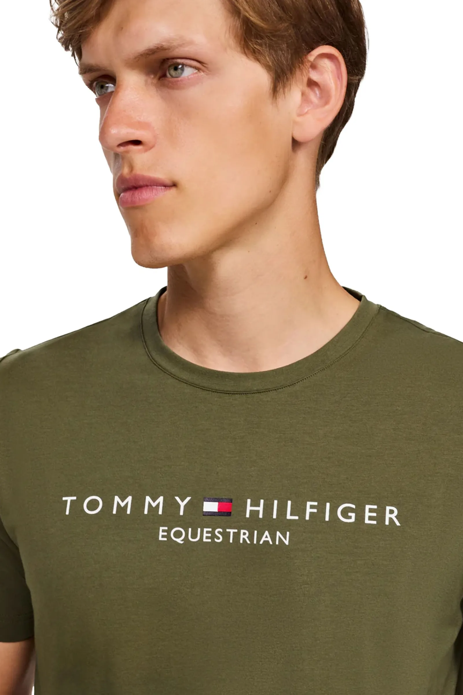 Tommy Hilfiger Equestrian Williamsburg T-Shirt mit Motiv und kurzen Ärmeln*Herren Shirts & Polos Für Herren