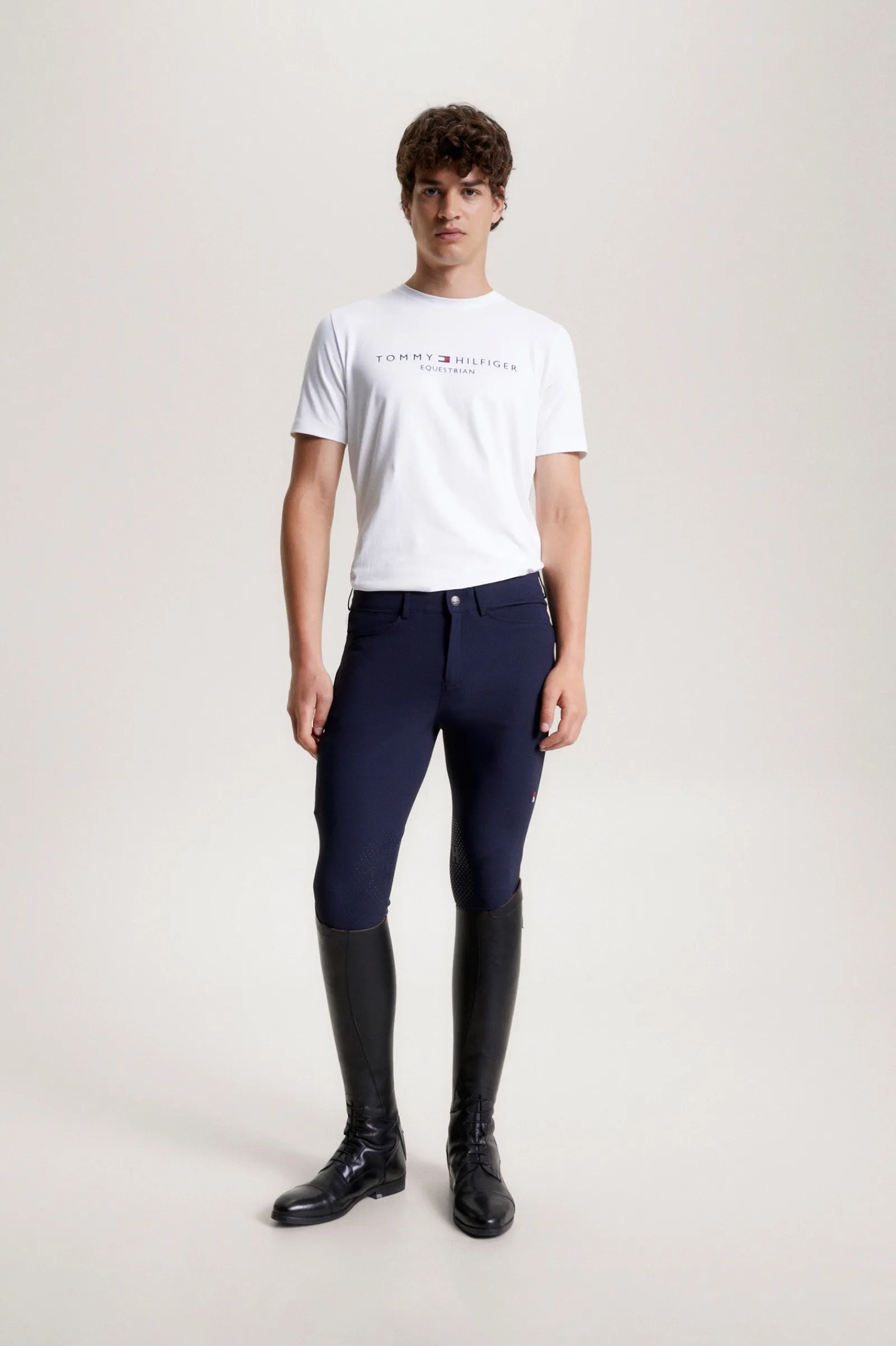 Tommy Hilfiger Equestrian Williamsburg T-Shirt mit Motiv und kurzen Ärmeln*Herren Shirts & Polos Für Herren