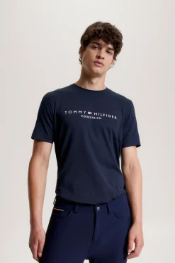 Tommy Hilfiger Equestrian Williamsburg T-Shirt mit Motiv und kurzen Ärmeln*Herren Shirts & Polos Für Herren