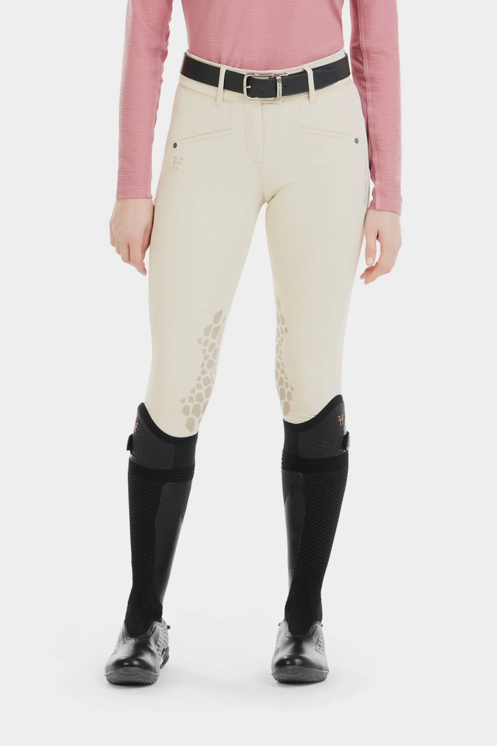 Horse Pilot X-Balance Damenreithose mit Knie-Grip*Damen Reithose Für Damen Mit Kniebesatz