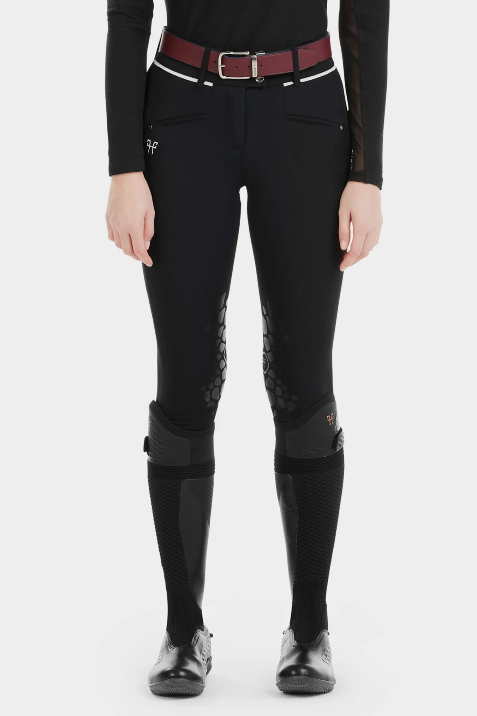 Horse Pilot X-Balance Damenreithose mit Knie-Grip*Damen Reithose Für Damen Mit Kniebesatz