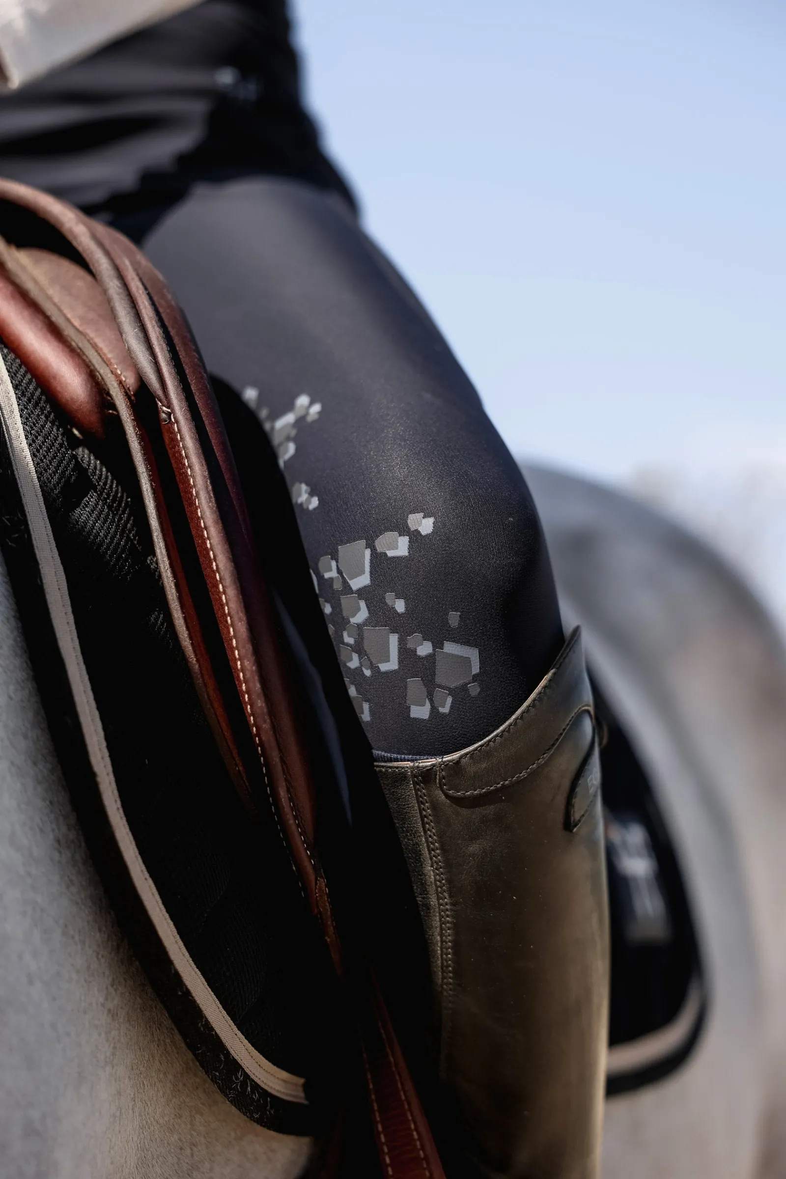 Horse Pilot X-Perform Damen-Kniebesatzreithose*Damen Reithose Für Damen Mit Kniebesatz